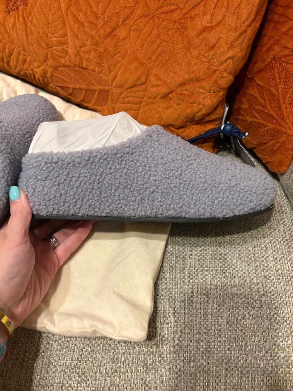 Bombas ‘The Sunday Slipper’ in Nimbus Grey- NWT - Picture 6 of 11